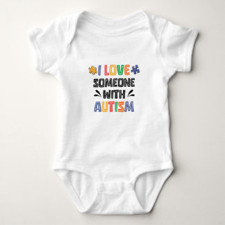 Body Para Bebé I Love Someone With Autism