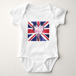 Body Para Bebé "I love UK" Art Print