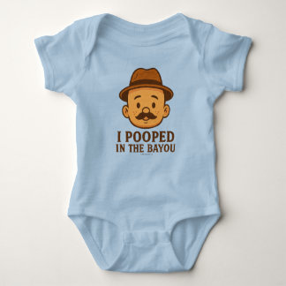 Body Para Bebé I Pooped In The Bayou - T-Shirt