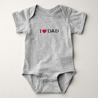 Body Para Bebé I una pieza del bebé del PAPÁ del CORAZÓN