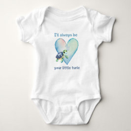 Body Para Bebé I will alway be your little turtle - baby bodysuit