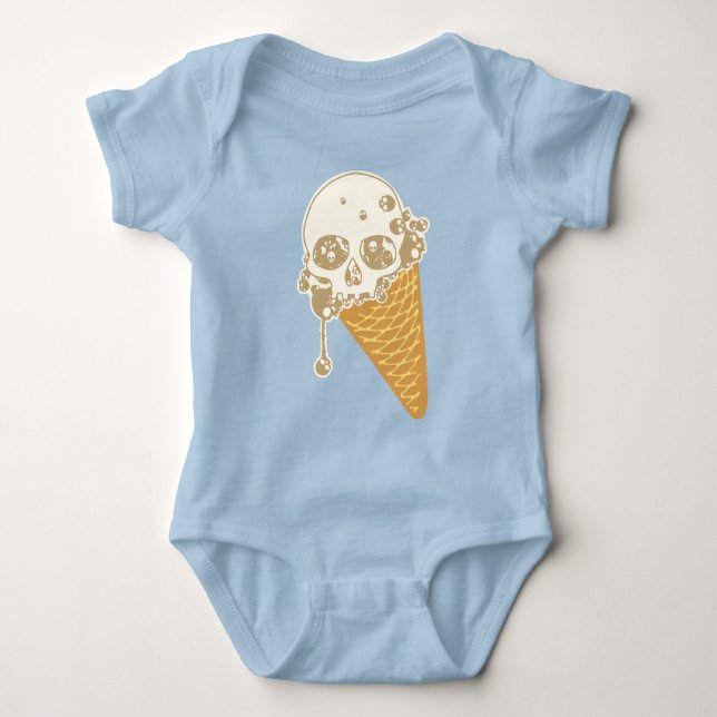 Body Para Bebé Ice Cream Cone Baby Bodysuit Mal (Anverso)