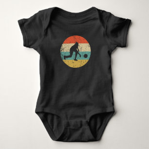 Body Para Bebé Icono de bolos Retro Bowler