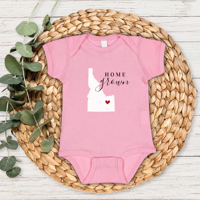Body Para Bebé Idaho Home Grown State Tee (Subido por el creador)