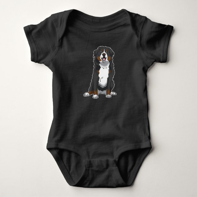 Body Para Bebé Idea de regalo de perro de montaña de Bernese (Anverso)