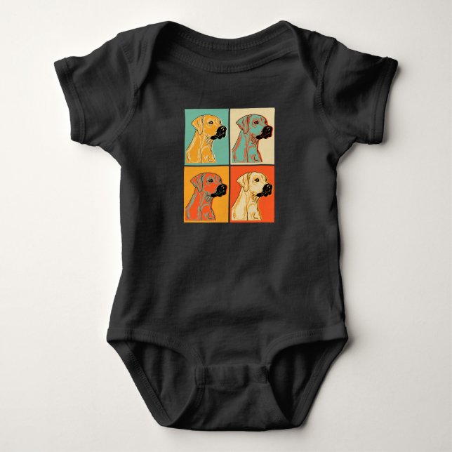 Body Para Bebé Idea de regalo de perro de Ridgeback Rodesia (Anverso)