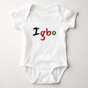 Body Para Bebé Igbo de corte