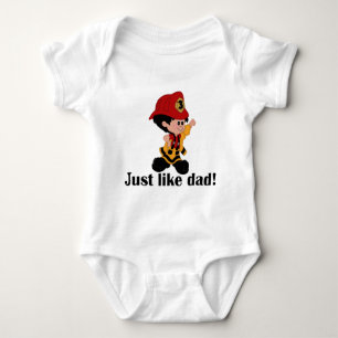 Body Para Bebé Igual que Fireman Dad