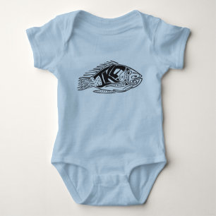 Body Para Bebé Ika - pescado