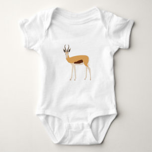 Body Para Bebé Ilustracion animal de Antelope salvaje