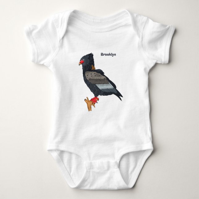 Body Para Bebé Ilustracion Bateleur Eagle (Anverso)