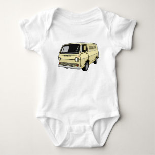 Body Para Bebé Ilustracion clásico van personalizado