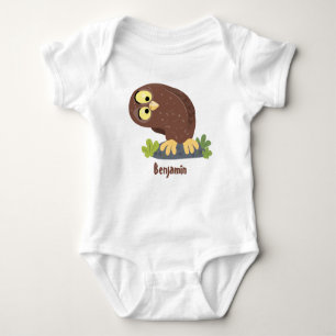 Body Para Bebé Ilustracion curioso y gracioso de personalizado de