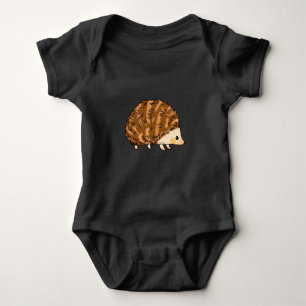 Body Para Bebé Ilustracion Cute Personalizado Hedgehog