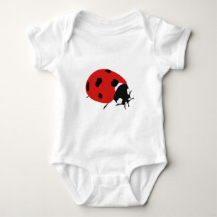 Body Para Bebé Ilustracion Cute Red Ladybug