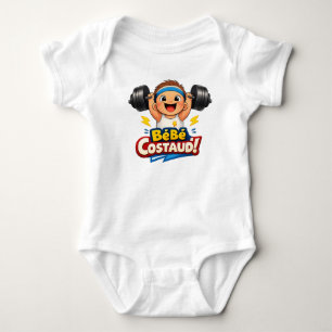 Body Para Bebé Ilustración de Bébé Costaud Bebé Fuerte