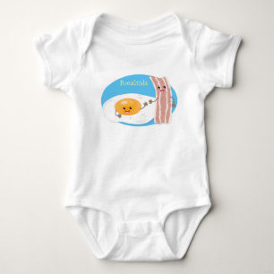 Body Para Bebé Ilustracion de huevo de kawaii y personalizado de