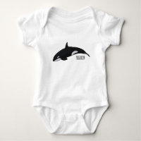 Ilustracion de personalizado de ballenas asesina
