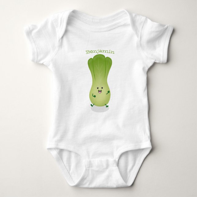 Body Para Bebé Ilustracion de personalizado de bebé choy (Anverso)
