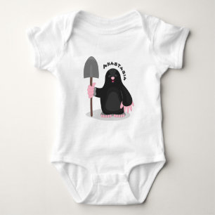 Body Para Bebé Ilustracion de personalizado de lunar feliz