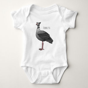 Body Para Bebé Ilustracion de personalizado de pájaro silvestre d
