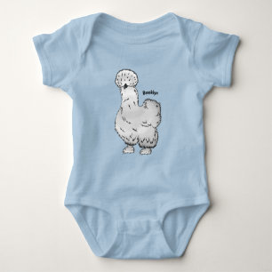 Body Para Bebé Ilustracion de personalizado de pollo de Silkie