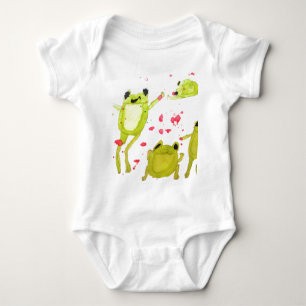 Body Para Bebé Ilustracion de rana dulce