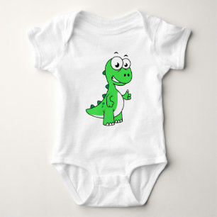 Body Para Bebé Ilustracion De Tirano Rex. 2