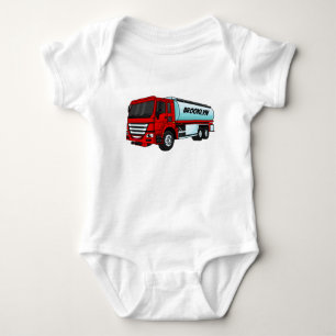 Body Para Bebé Ilustracion del personalizado de transporte de com