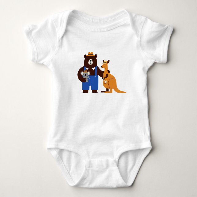 Body Para Bebé Ilustración infantil (Anverso)