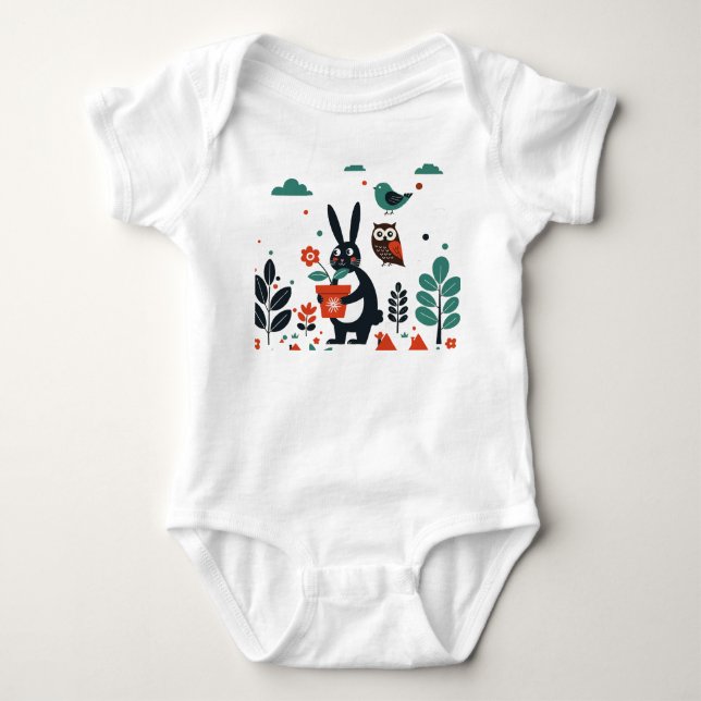 Body Para Bebé Ilustración infantil (Anverso)
