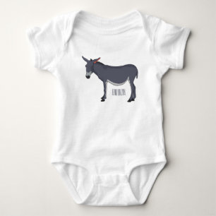 Body Para Bebé Ilustracion personalizado de burro