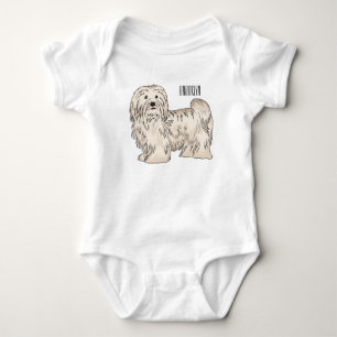 Body Para Bebé Ilustracion personalizado de perro de La Habana