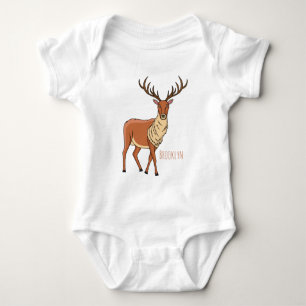 Body Para Bebé Ilustracion personalizado de renos