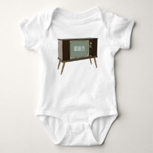 Body Para Bebé Ilustracion personalizado de televisión