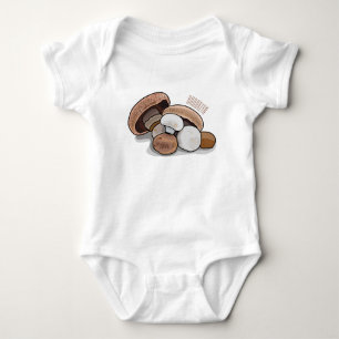 Body Para Bebé Ilustracion personalizado hongo