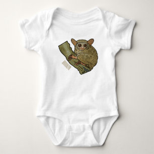 Body Para Bebé Ilustracion personalizado Tarsier