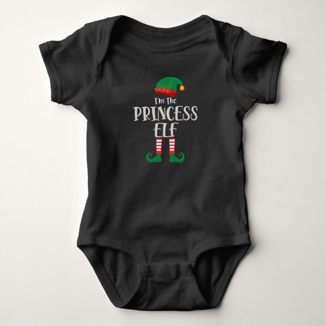 Body Para Bebé Im Los Navidades De La Princesa Elf (Anverso)