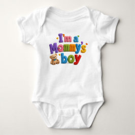 Body Para Bebé I'm Mummy's boy multi color