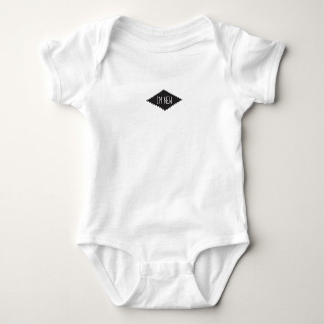 Body Para Bebé I'm new (Anverso)