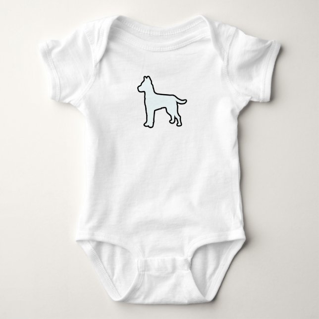 Body Para Bebé Imagen de perro  (Anverso)