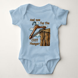 Body Para Bebé Imagen divertida de la colgante del acantilado con