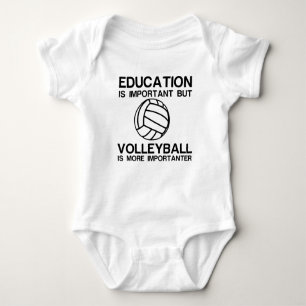 BODY PARA BEBÉ IMPORTANTE DE VOLEIBOL PARA LA EDUCACIÓN