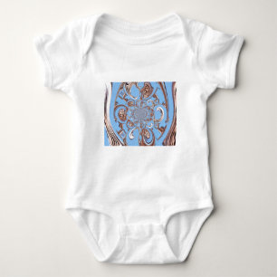 Body Para Bebé Impresión de arte de Kaleidoscope vintage