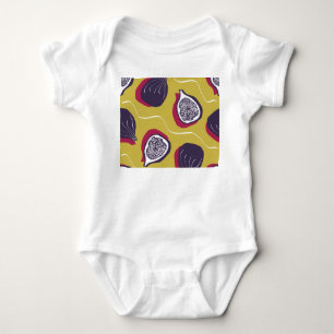 Body Para Bebé Impresión de verduras con estilo para higos