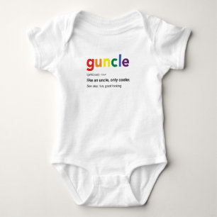 Body Para Bebé Impresión divertida de la definición de Gtío