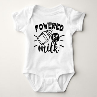 Body Para Bebé Impulsado por Leche Bebé Bodysuit - Funny Baby Sho