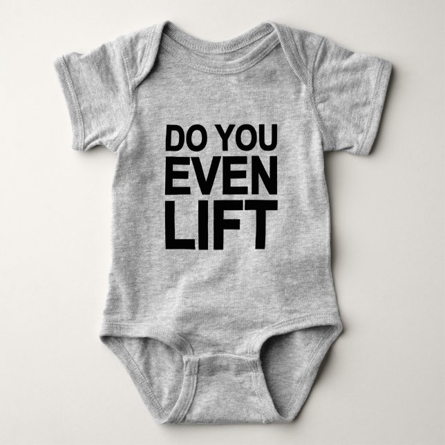 Body Para Bebé ¿Incluso Levantan? (Anverso)