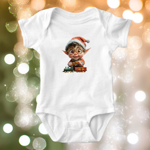 Body Para Bebé Ingeniería Navidades Elf Baby Bodysuit