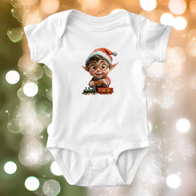 Body Para Bebé Ingeniería Navidades Elf Baby Bodysuit (Subido por el creador)